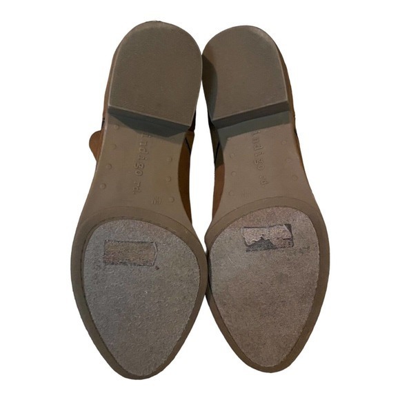 INDIGO Rd. Womens size‎ 6 Tan Embroidered Flowers Slip-On Fashion Ankle Boots - Picture 5 of 6